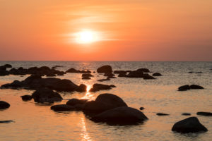 Estland, Ostseeinsel Hiiumaa, Schärenküste, Abendstimmung Estland, Ostseeinsel Hiiumaa, Schärenküste, Abendstimmung